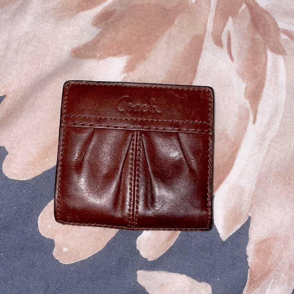 Coach wallet genuine leather